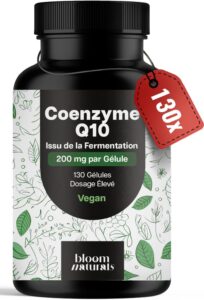 Coenzyme Q10 – 130 Gélules – 200 mg par jour - CoQ10