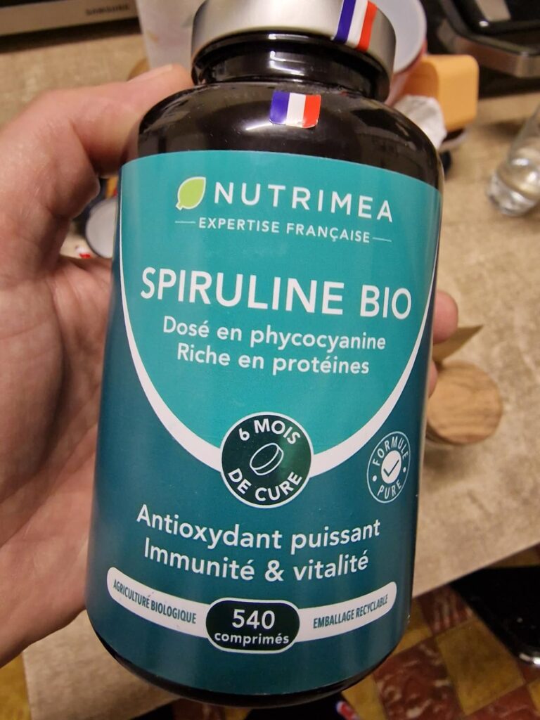 Spiruline BIO | 1500 mg | Sans Excipients & OGM photographié par Messaouri, acheteur