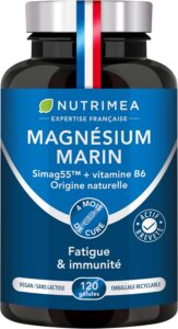 Magnésium Marin + Vitamine B6 | Breveté Simag55™ | 150 mg/jour