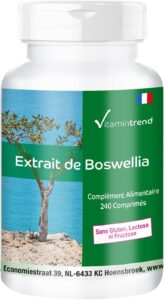 Vitamintrend Extrait de Boswellia, 240 comprimés, standardisé en acides boswelliques, comp