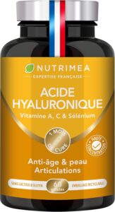 Acide Hyaluronique | 100% Pur | avec Vitamines A, C & Sélénium