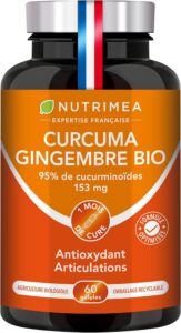 Curcuma | 6000 mg | Extrait BIO 40:1 Titré à 95% en Curcuminoïdes