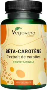 Bêta Carotène Vegavero® | 100% NATUREL & Vegan | Sans Additifs | Bronzage & Protection Pea