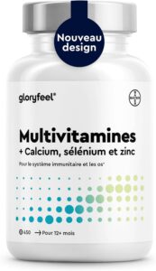 Multivitamines et Minéraux – Format Économique 450 Comprimés à Partager – Avec Zinc, Sélén