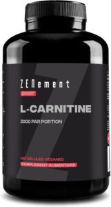 L-Carnitine L-Tartrate 3000 mg - Haute Absorption - 180 Gélules Véganes