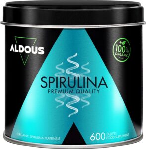 Spiruline Bio - 600 Comprimés - 3000mg par dose - Proteine vegan - Detox