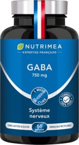 GABA | 750 mg | Sans Excipient | Anti Stress & Anxiété | Calme & Sérénité