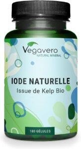 Iode BIO 150 μg | 100% NATUREL : Issu d’Algue Kelp | 6 Mois | Thyroide* + Antioxydant | SA