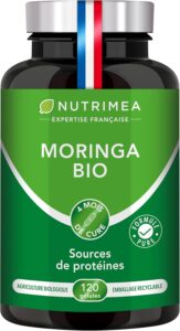 Moringa | 1240 mg | Extrait de Moringa BIO Titré 4:1 | Super Aliment