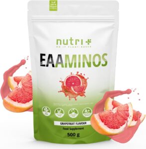 Poudre d'acides aminés Vegan 500g EAA - Haute dose - tous les acides aminés essentiels - G