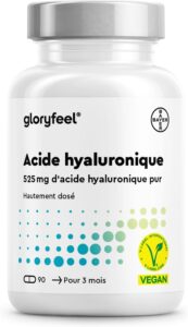 Acide Hyaluronique Gelules, Pour la Peau, Cheveux & Articulations, Anti-Age et Anti Rides,
