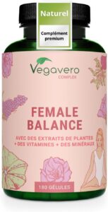 Vegavero Reequilibrage Hormonal Femme | Avec Gattilier, Maca, Acide Folique | SPM + Dérègl