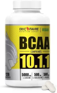 BCAA COMPRIMÉS 10.1.1 - Acides Aminés Musculation Vegan Hautement Dosés - Votre Allié Pour