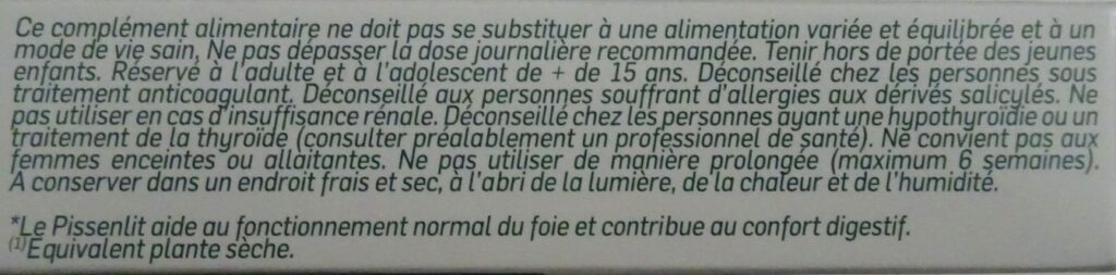 SANTAROME Bien-Être Foie Bio - Artichaut 2000 mg photographié par mphoenixaz, acheteur