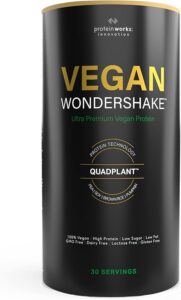 THE PROTEIN WORKS - Vegan Wondershake | Shake Protéiné Vegan | 21g Protéines | Super Doux,