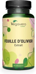 Extrait de Feuilles d'Olivier Vegavero® | 7500 mg avec 40% d'Oleuropéine | Sans Additifs |