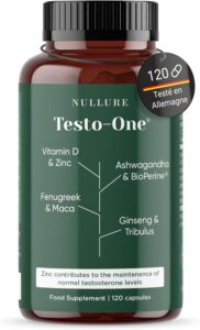 Testo-One® Testosterone Homme Naturel | Nullure | 120 gélules (2 mois)