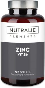 Zinc Complement Alimentaire - BIO-disponible Citrate de Zinc - Peau, Cheveux, Ongles, Acné