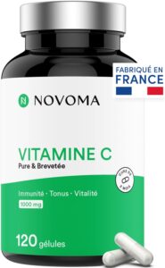 Vitamine C 1000mg - Breveté Quali®-C, 120 Gélules Végétales - 2 Mois