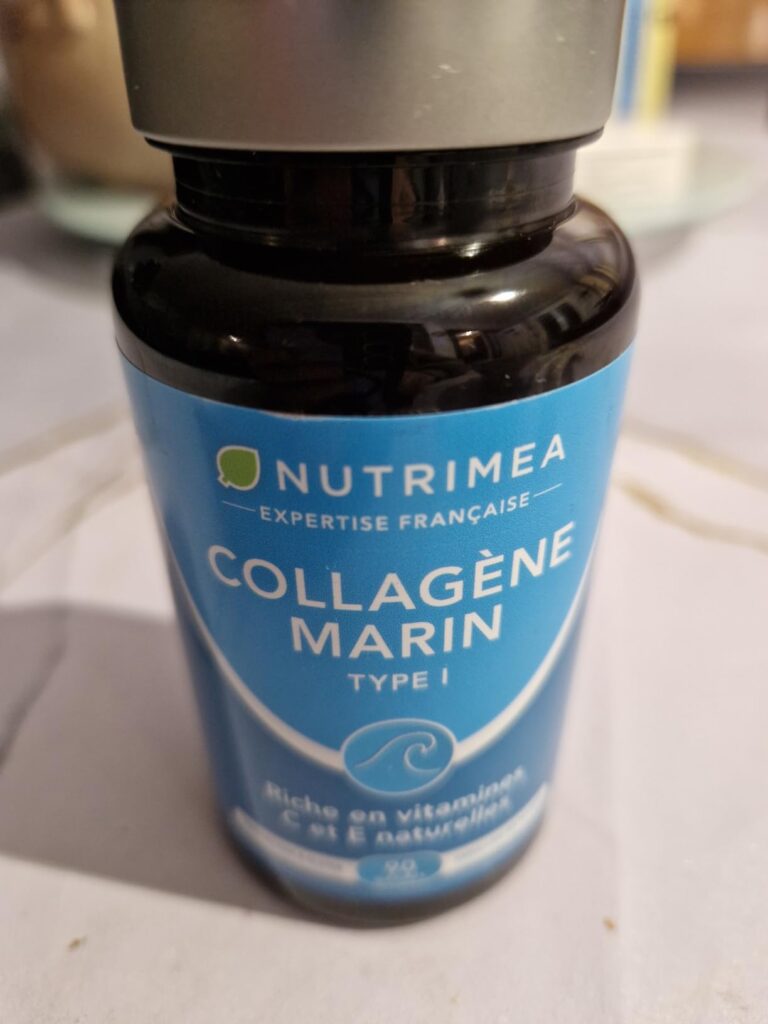 Flacon de compléments alimentaires Nutriméa Collagène Marin Type I.