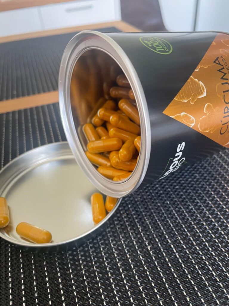 PROBIOTIQUE + Curcuma BIO + Gingembre -250 Gélules 1460mg… photographié par yvanne, acheteur