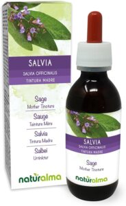 Sauge (Salvia officinalis) feuilles Teinture Mère sans alcool Naturalma - Extrait liquide