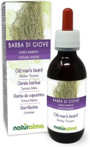 Usnée barbue ou Barbe de Jupiter (Usnea barbata) thalle (lichen) Teinture Mère sans alcool
