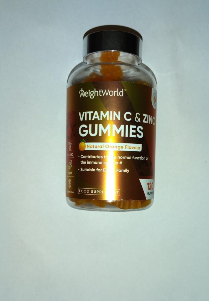 Vitamine C Gummies avec Zinc photographié par Brando, acheteur