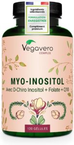 Vegavero Myo Inositol Complex | SOPK | Avec D-Chiro-Inositol, Q10, Zinc, Chrome, Vitamine