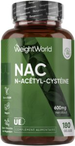 NAC N-Acetyl-Cysteine, Acide Aminé L-cystéine, Gluthation Source Végétale