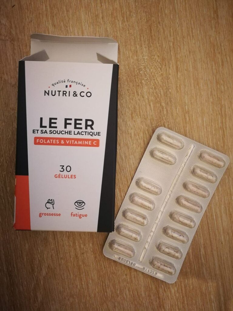 NUTRI&CO Fer Bisglycinate 14mg + Vit C + Probiotique photographié par Agathe, acheteur