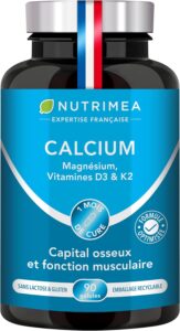 Calcium, Magnésium et Vitamines D3 & K2 | Complexe Santé Osseuse