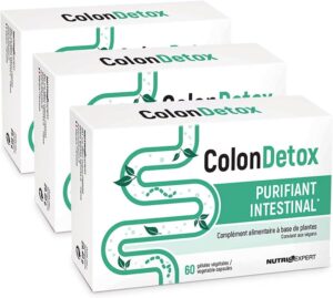 NUTRI EXPERT - Colon Detox - Complément alimentaire à base de plantes - Purifie et détoxif