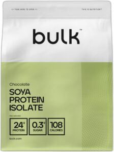 Bulk Isolat De Protéine De Soja, Protéine Vegan en Poudre, Chocolat, 1 kg