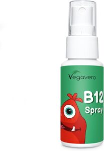 Vitamine B12 Spray pour Enfants Vegavero® | Sans Additifs Artificiels & Sans Sucre | Avec