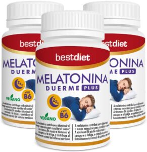 Mélatonine à croquer Sleep Plus – Avec vitamine B6 – Aide au sommeil – Favorise un repos n