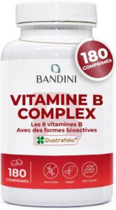 Bandini® Vitamine B Complex | 180 Comprimés vegan - Vitamines du complexe B