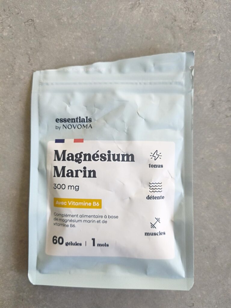 Vue de face du sachet de Magnésium Marin.