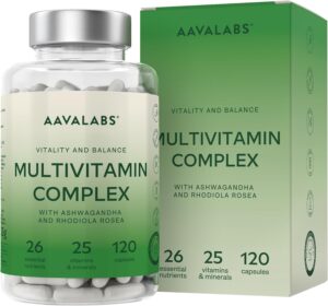 Multivitamines et Minéraux -13 Vitamines Adultes dont Vitamine A B C D E K, Ashwagandha, R
