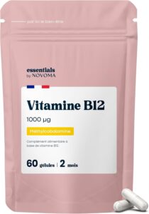 Vitamine B12 1000 µg, 60 Gélules Végétales - 2 Mois