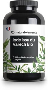 Iode issu du Varech Bio – 365 comprimés – 150µg d’iode issu d’algues brunes/1 comprimé – p