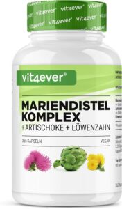 vit4ever Chardon-Marie Artichaut Pissenlit Complexe - 365 Gélules