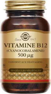 Solgar Vitamine B12 (Cyanocobalamine) 500 µg - Vitalité et énergie - Contribue à réduire l