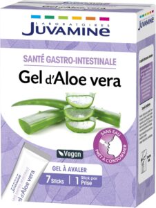 JUVAMINE, Bien-être Gastro-Intestinal, Gel d'Aloe vera, Gel à avaler, Prêt à consommer, Co