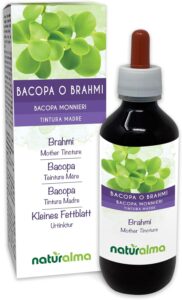 Bacopa ou Brahmi (Bacopa monnieri) herbe Teinture Mère sans alcool Naturalma - Extrait liq