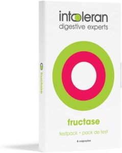 Intoleran Fructase pack de test d'Enzymes Digestives - 6 capsules