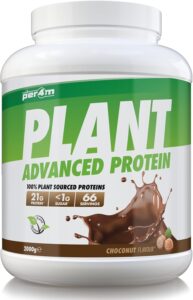 Per4m Plant Protein, Protéine Végétale Source Naturelle Vegan pour Prise de Masse et Récup
