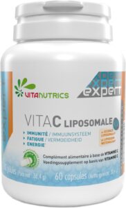 Vitanutrics - VITAC Liposomale - Vitamine C Haute Absorption - Immunité, Fatigue - Vegan -