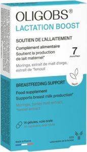 Oligobs Lactation Boost Complément Allaitement | Fenouil, Moringa & Malt d'Orge | Favorise