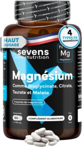 Magnésium Complexe 4 en 1 - Bisglycinate, Citrate, Malate et Taurate